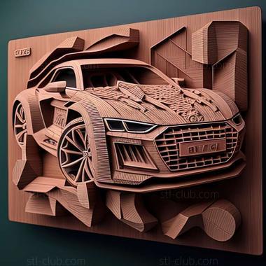 3D мадэль Audi e tron Vision Gran Turismo (STL)
